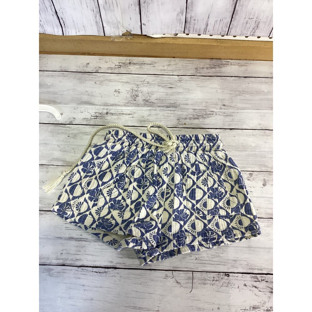 BY BILLIE SILK SHORTS IN MONTE CARLO PRINT BLUE 4 YEARS GIRLS